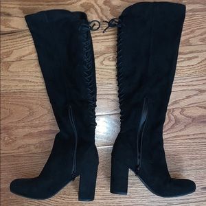 Sz 5.5 Suede Knee High Boots